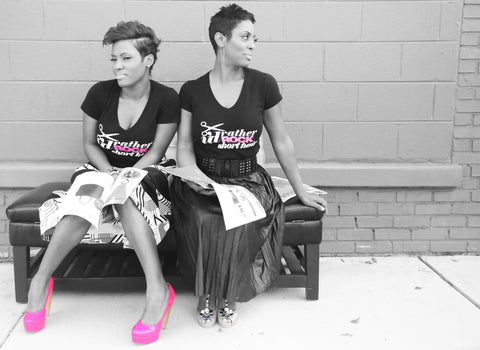 Black Short  V-Neck IRRSH